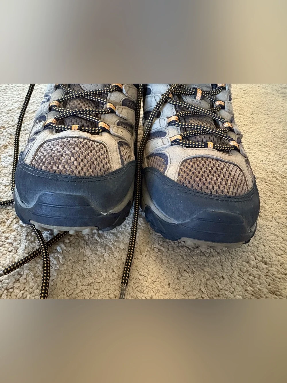 Merrell Moab 2 Men's Hiking Trail Shoes in Tan Size 9
